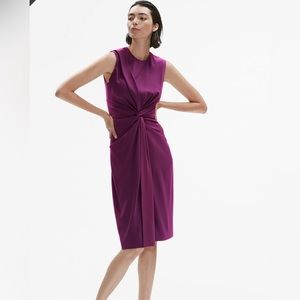 MM LaFleur Deep Plum Taylor Dress